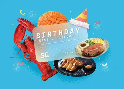 Where to Get Restaurant Deals Discounts on Your Birthday in Singapore