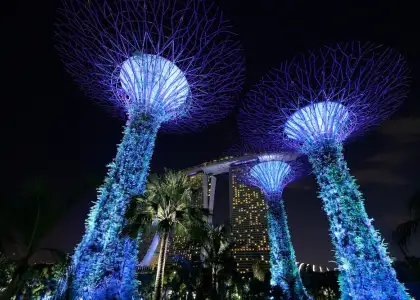 Singapore Illuminates 54 Buildings on World Water Day