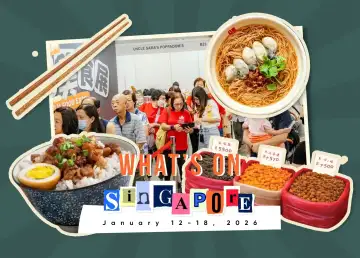 What’s On SG: TLM Food Expo Singapore, Singapore Fringe Festival, & More